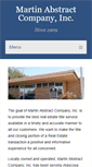 Mobile Screenshot of martinabstract.com